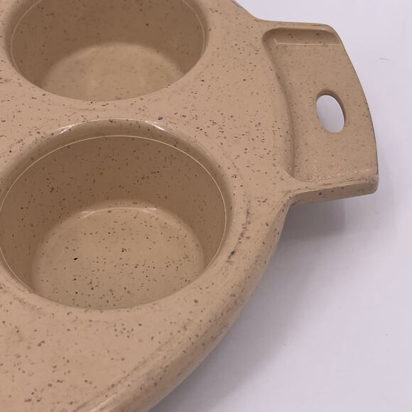 Vintage LittonWare 6 Cupcake Muffin Egg Pan #39284 Microwave or Oven Use - Picture 6 of 9